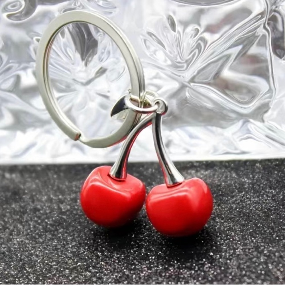 Cherries keychain